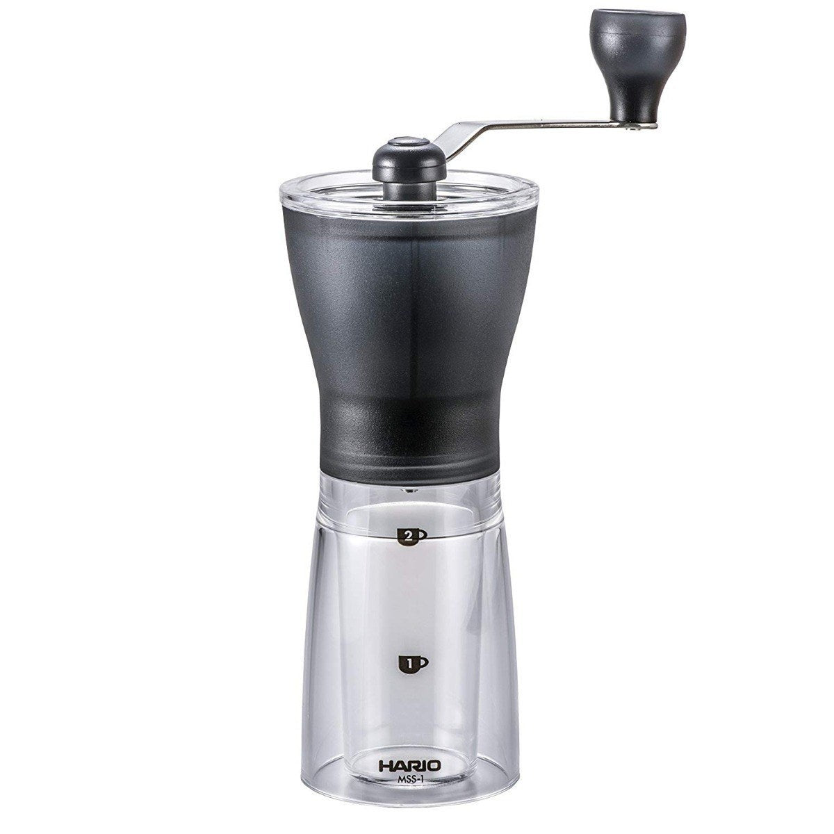 Espresso Parts Hario Mini Slim+ Manual Coffee Grinder, ceramic burrs, 24g