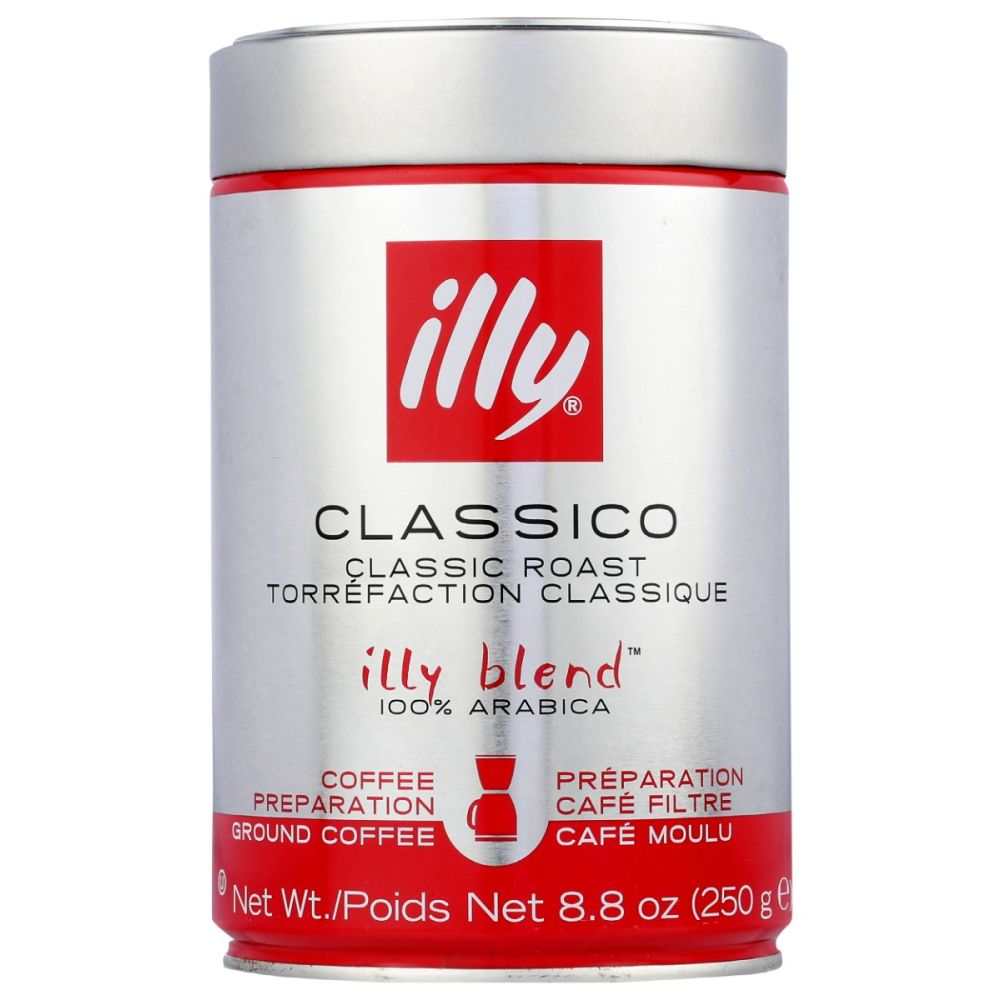 Illy Normale Fine Ground Coffee, 8.8 oz
