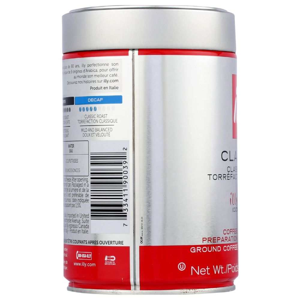 Illy Normale Fine Ground Coffee, 8.8 oz