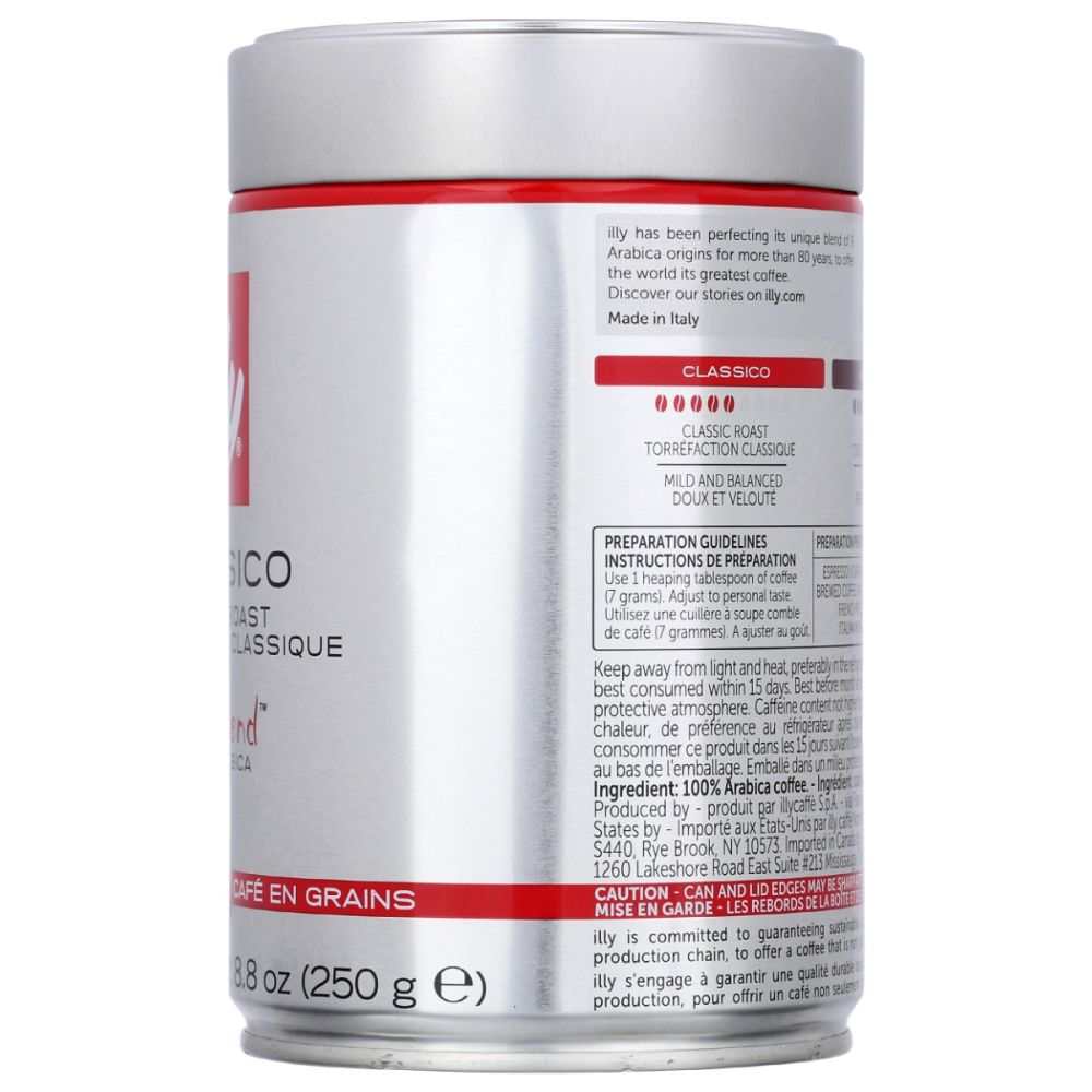 Illy Normale Whole Bean Coffee, 8.8 oz