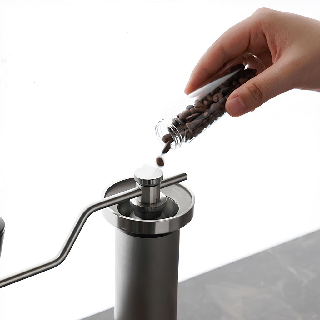 Coffee Bean Storage Tubes With Walnut Wood Base - Shop Coffee Hobby