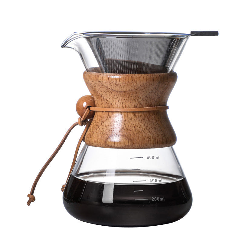 High Borosilicate Glass Hand Brewed Coffee Pot, Glass Coffee Pot, Coffee Set, Coffee Sharing Pot, Coffee Pot - Shop Coffee Hobby