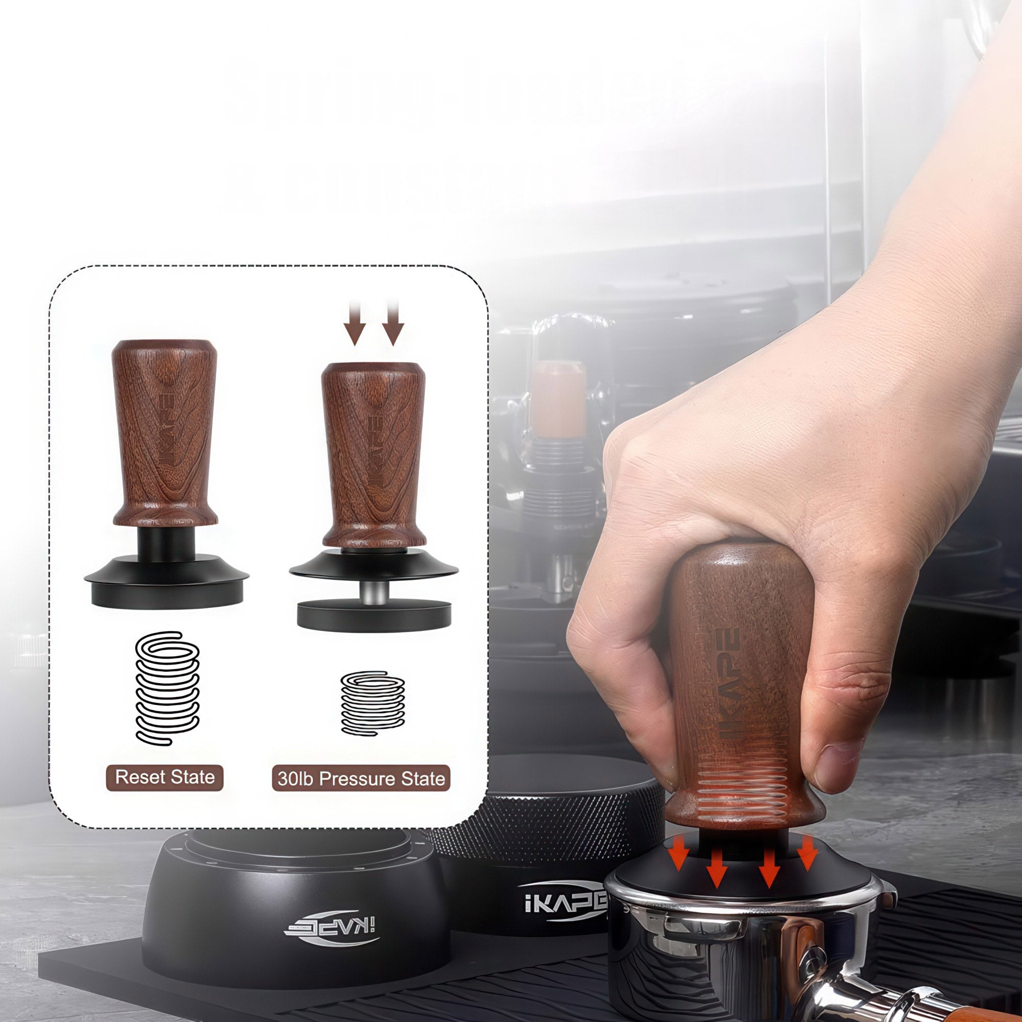 Black Edition Calibrated Coffee Tamper - Shop Coffee Hobby