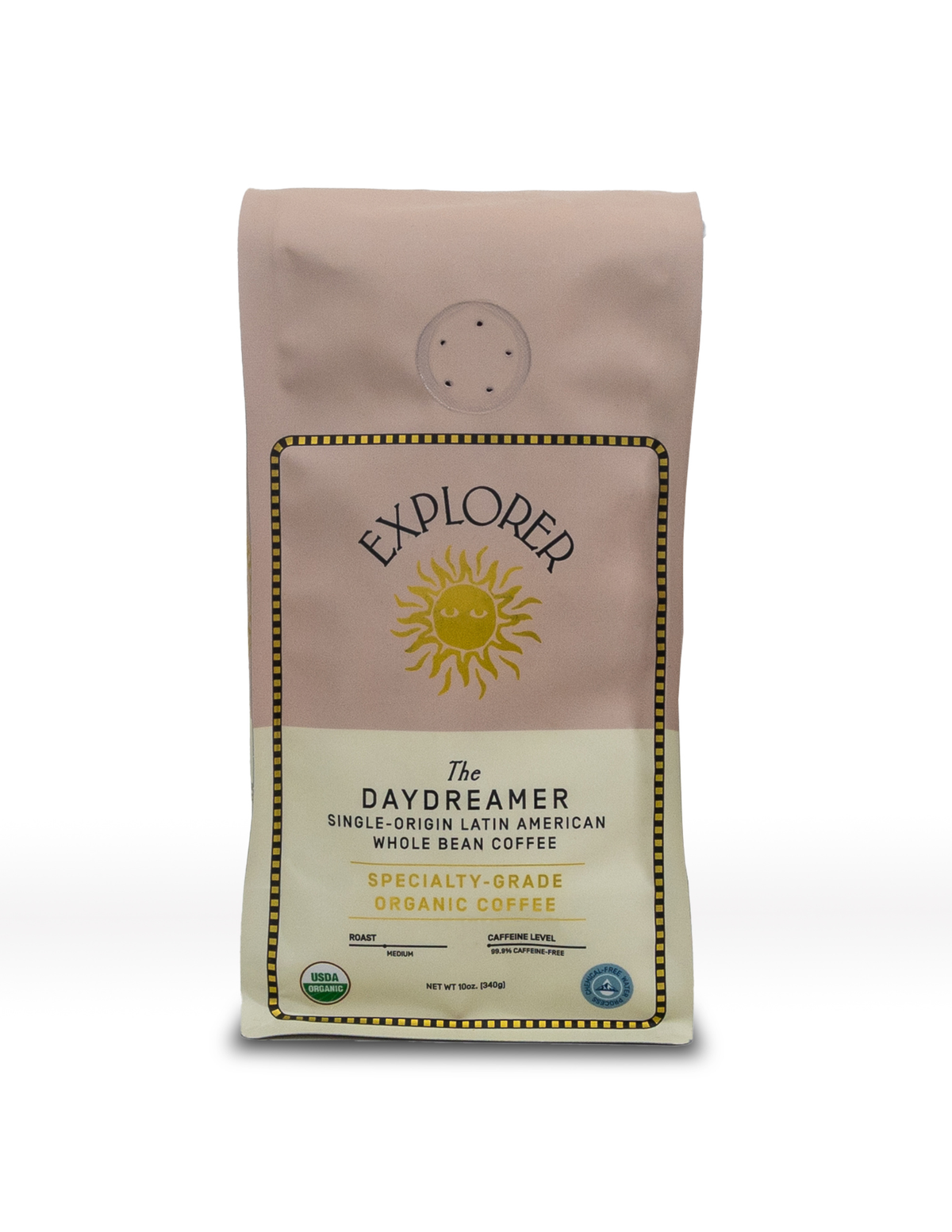 Explorer Organic Whole Bean Coffee - 99.9% Caffeine Free Decaf