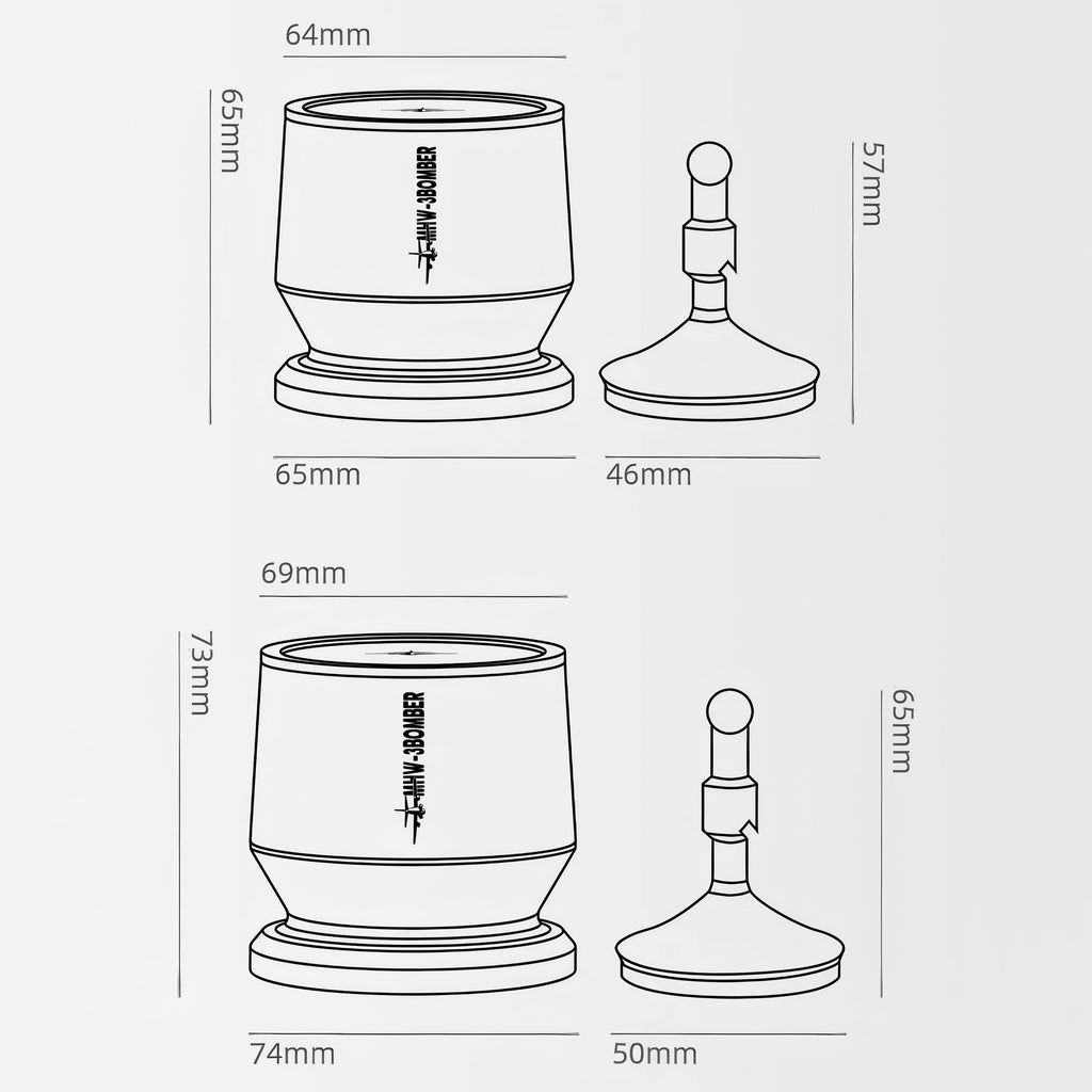 Espresso Dosing Funnel - 50g Capacity