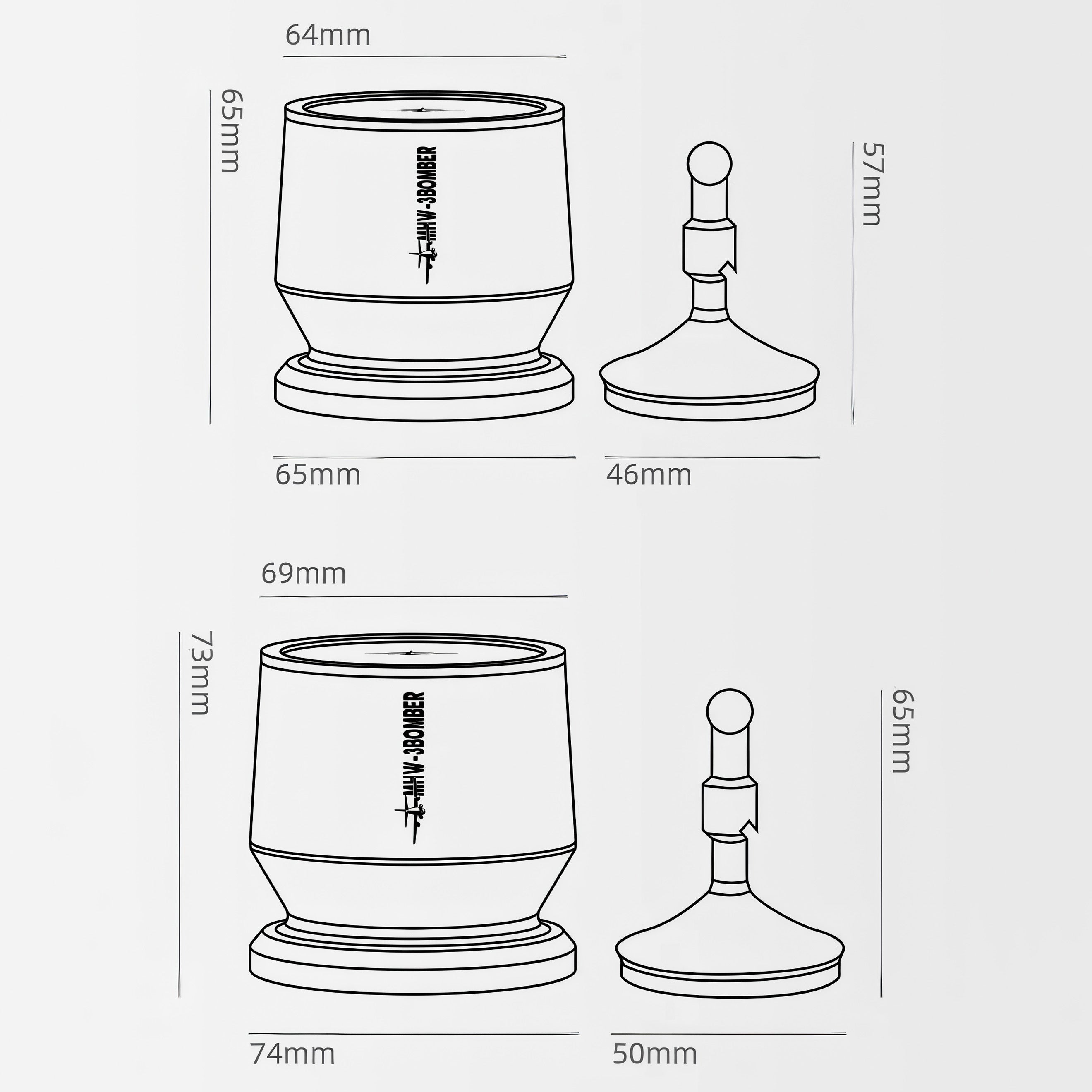 Espresso Dosing Funnel - 50g Capacity