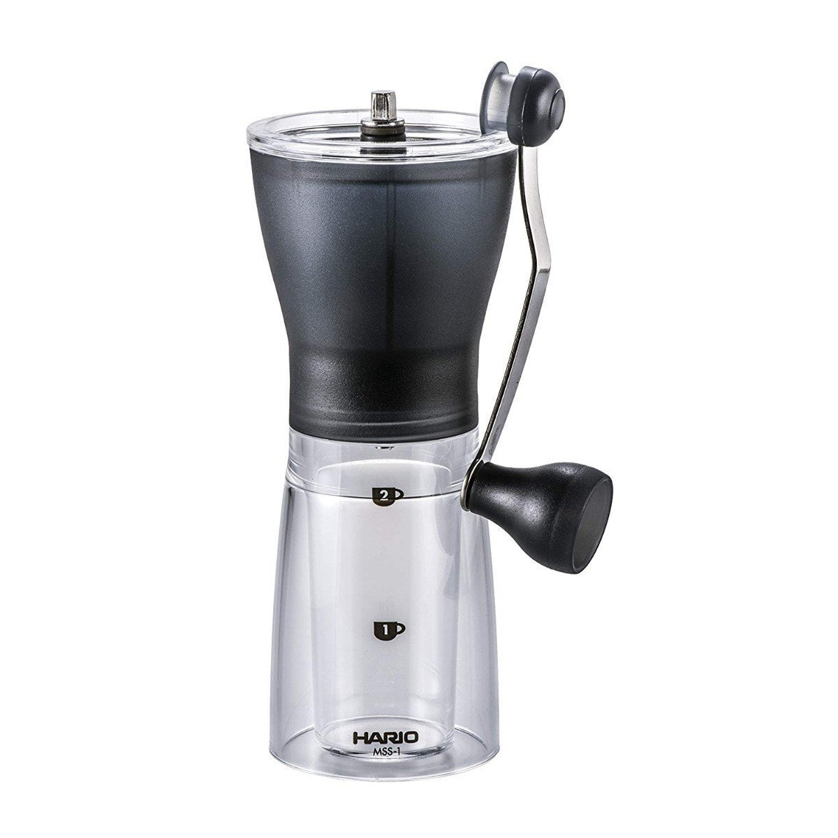 Espresso Parts Hario Mini Slim+ Manual Coffee Grinder, ceramic burrs, 24g capacity