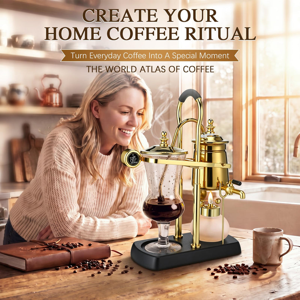 500 mL Gold Belgian Balance Siphon Coffee Maker