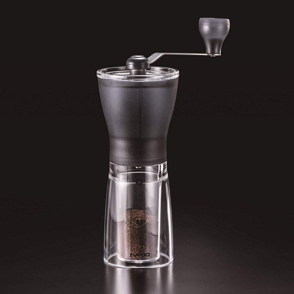 Espresso Parts Hario Mini Slim+ Manual Coffee Grinder, 24g ceramic burrs