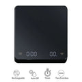 Digital Coffee Scale with Timer – 0.1g to 3kg, USB-C