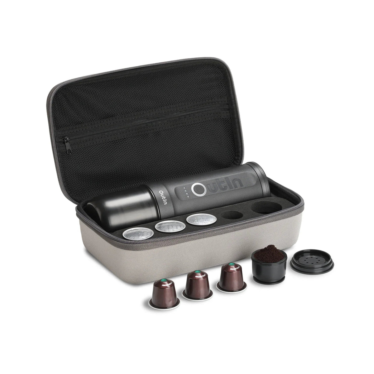 OutIn Nano Portable Espresso Gift Set – Space Grey