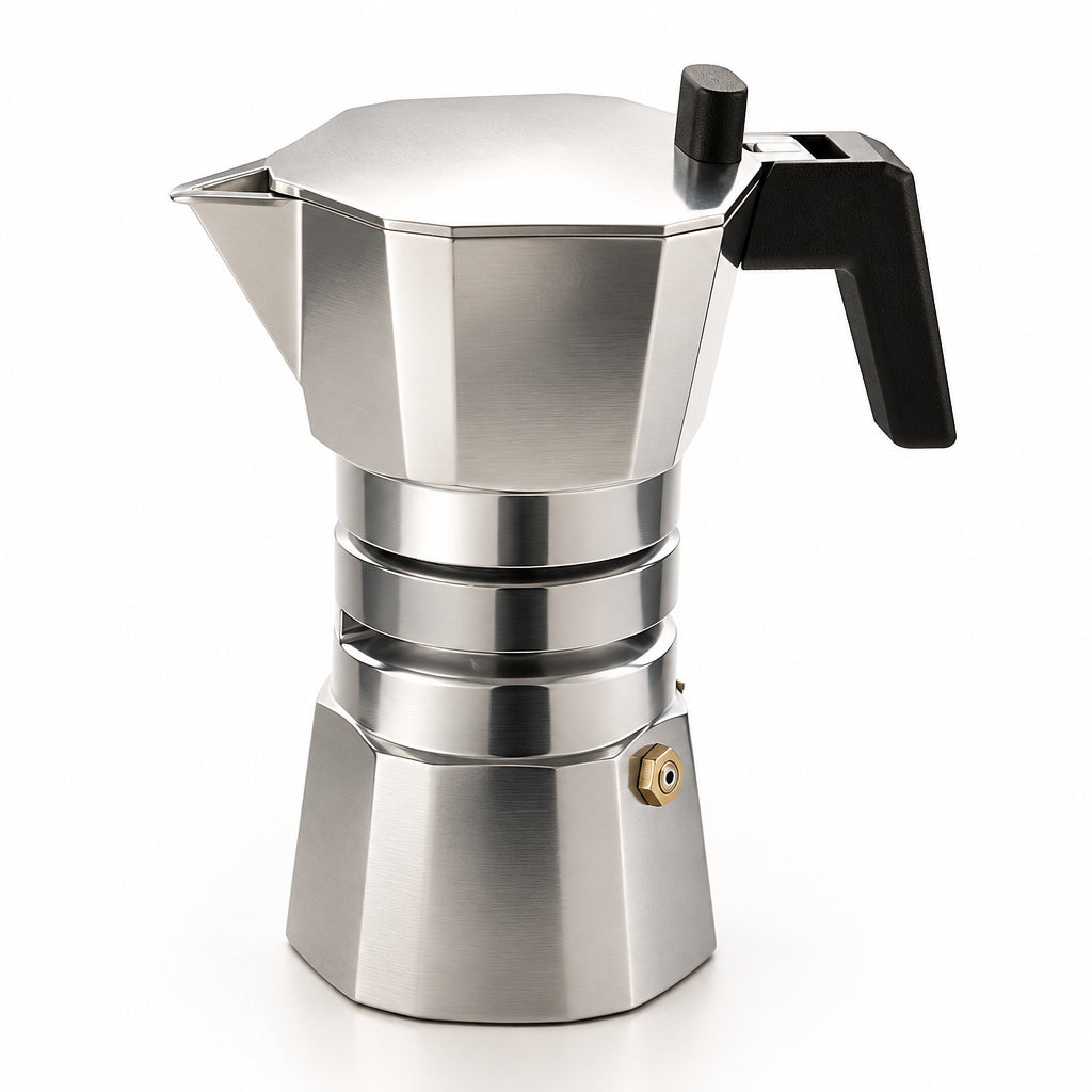 Moka pot with valve
