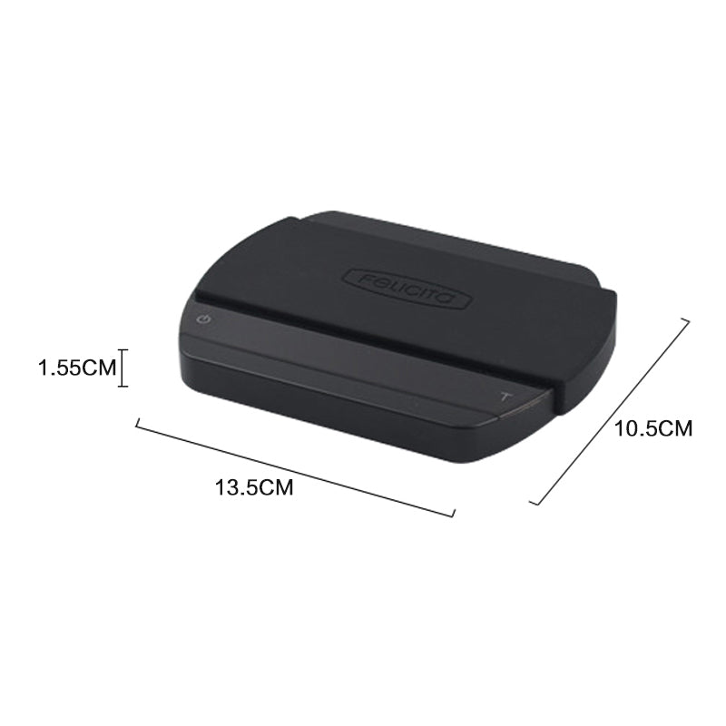 Felicita Arc Espresso Scale | Bluetooth | 0.1g / 2kg | USB-C Rechargeable | Water-Resistant