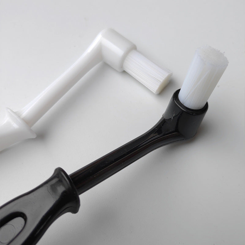 Long Handle Coffee Machine Cleaning Brush Elbow Coffee Machine Brush Spoon Coffee Machine Brew Head Cleaning Set - Shop Coffee Hobby