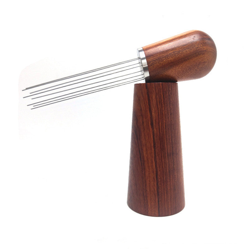 eprolo 8-Needle Espresso WDT Tool with Wood Base – Espresso Accessories