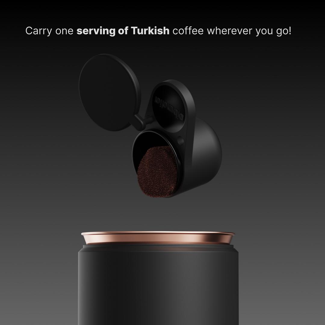 Arcadia Go Portable Turkish Coffee Maker – USB-C Rechargeable
