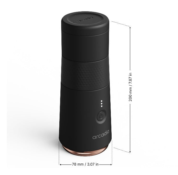 Arcadia Go Portable Turkish Coffee Maker – USB-C Rechargeable