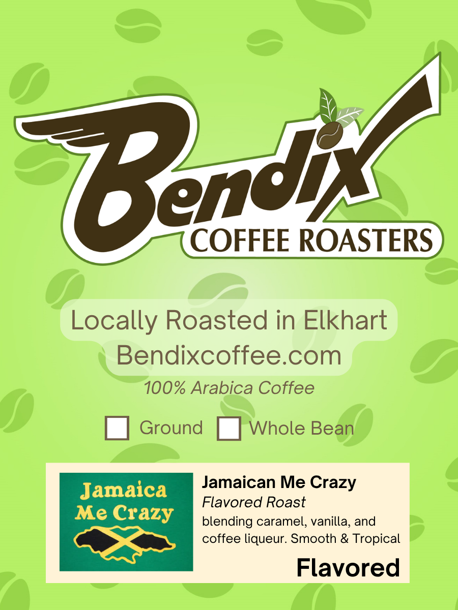 Jamaican Me Crazy Flavored Coffee | Bendix Coffee Roasters