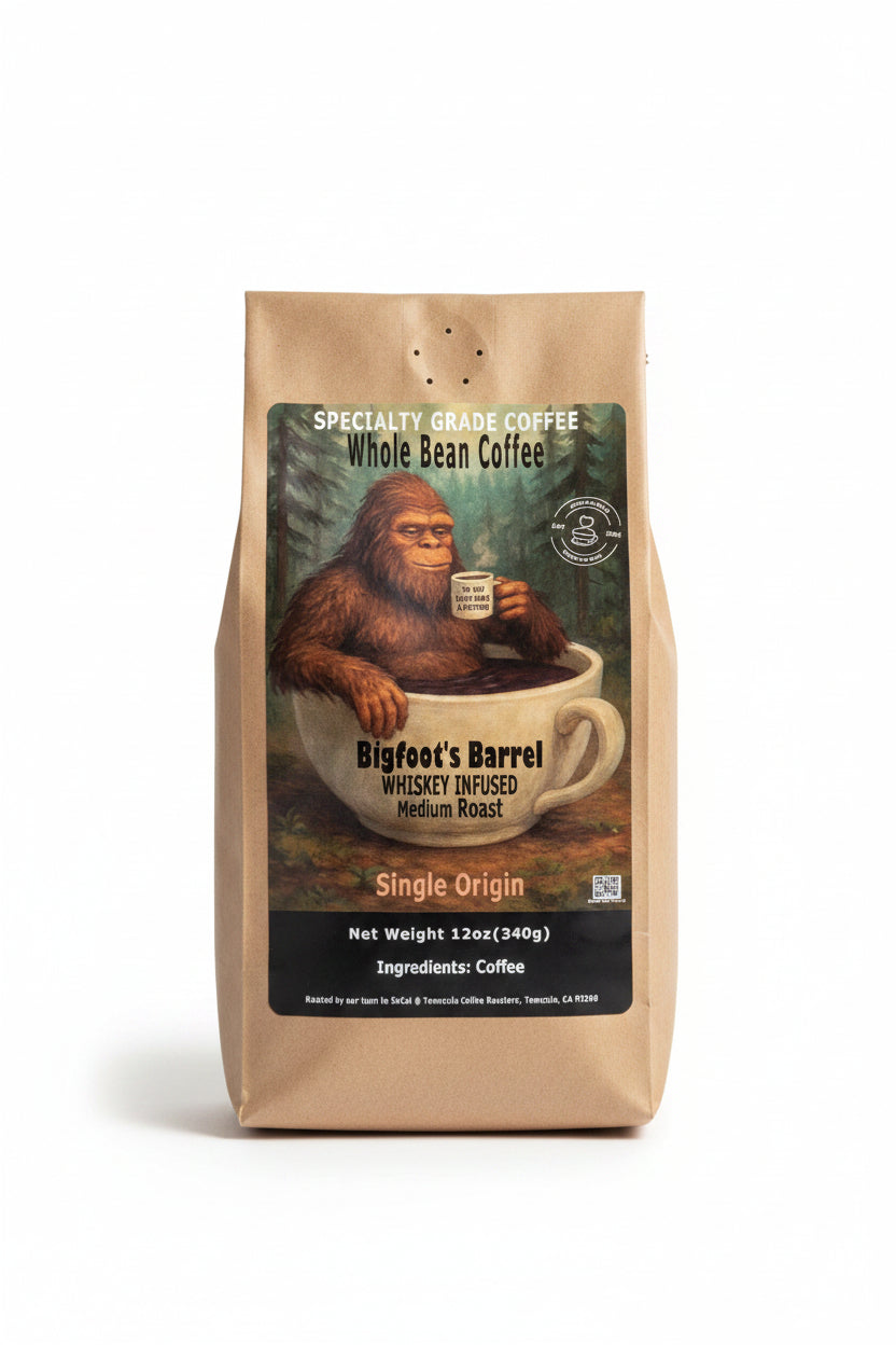 Bigfoot's Barrel — Whiskey Barrel-Aged Guatemala Coffee | Jones'N Java