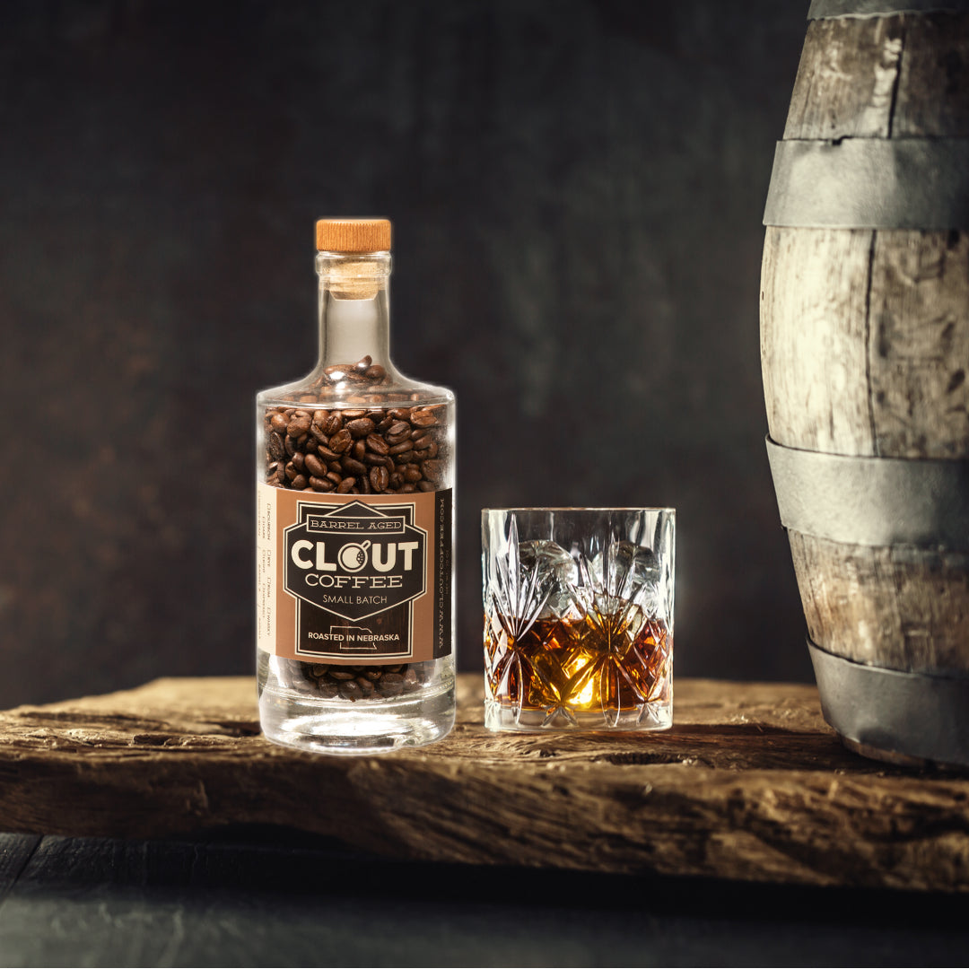 Rye Whiskey | Whole Bean Gift Bottle 10oz - Shop Coffee Hobby