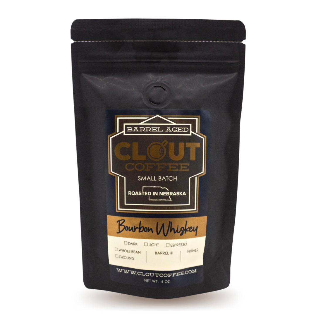 Bourbon Barrel Aged Colombian Coffee, 4oz Sample - Shop Coffee Hobby