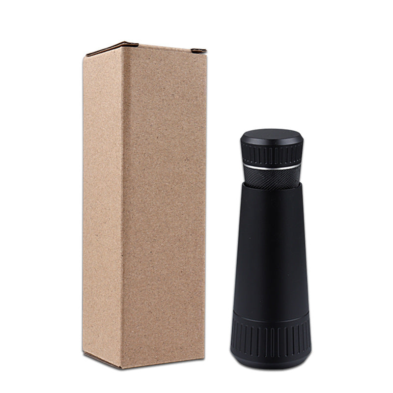 Black version of the Espresso WDT Needle Distributor with Base.