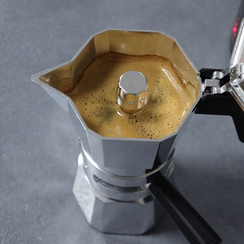 eprolo Two-Cup Double-Valve Moka Pot for stovetop espresso
