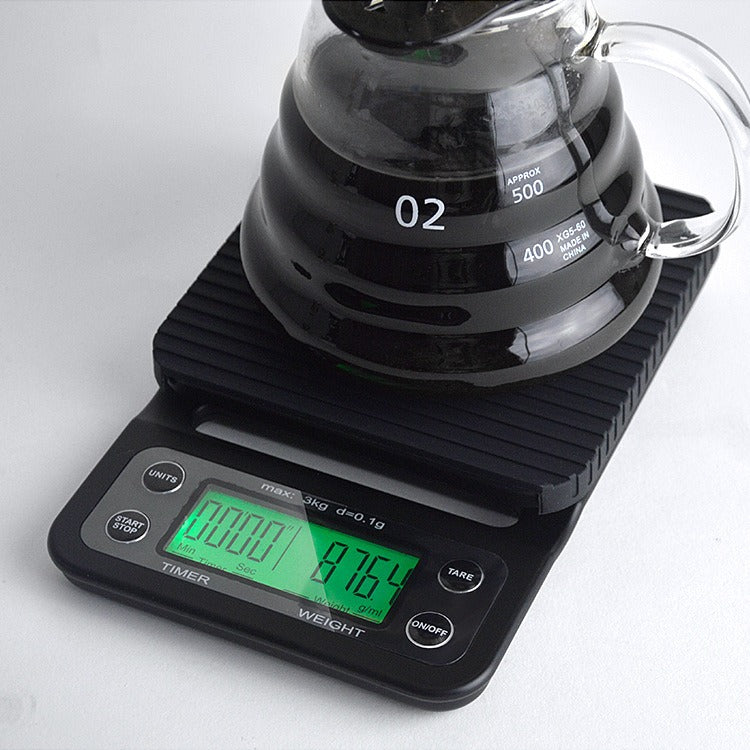 Electronic Weighing Coffee Scale Black - Shop Coffee Hobby