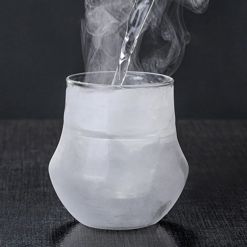 Household Double-Layer Anti-Scalding Hanging Ear Coffee Cup Insulated Milk Mug High Temperature Resistant Glass Tea Cups 120ml - Shop Coffee Hobby
