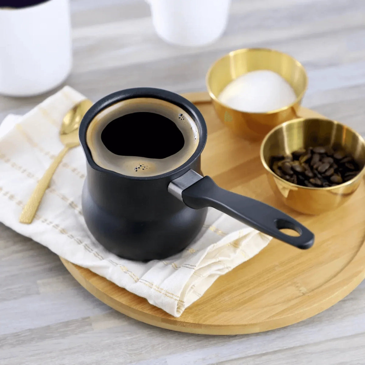Better Chef Turkish Coffee Warmer — 0.6 Qt Aluminum Nonstick Cezve