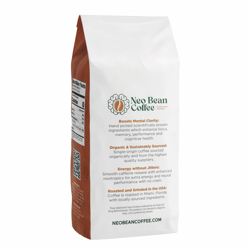 NeoBean Cerebro Blend – Mushroom Coffee with 8 Adaptogenic Mushrooms