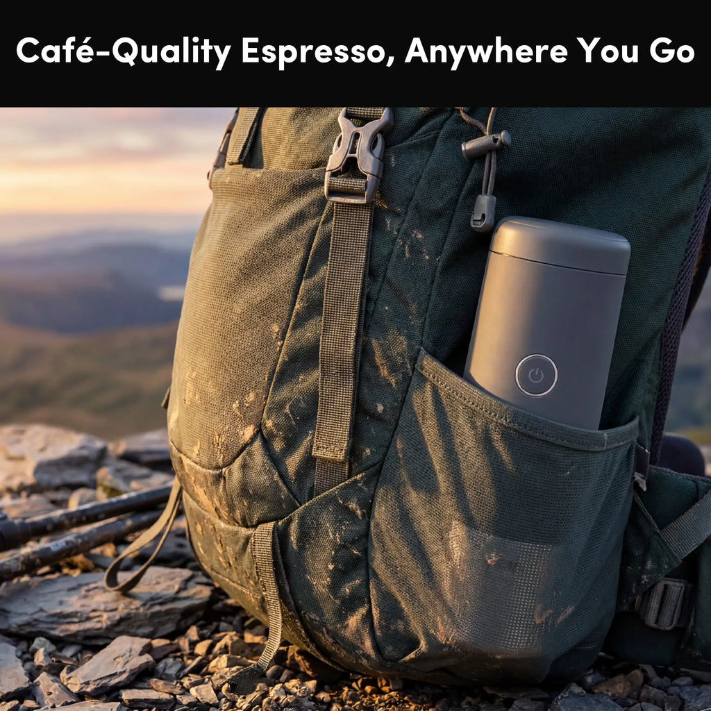 Citaly GO-1 Portable Espresso Machine – Fast Self-Heating, Capsule & Ground Coffee
