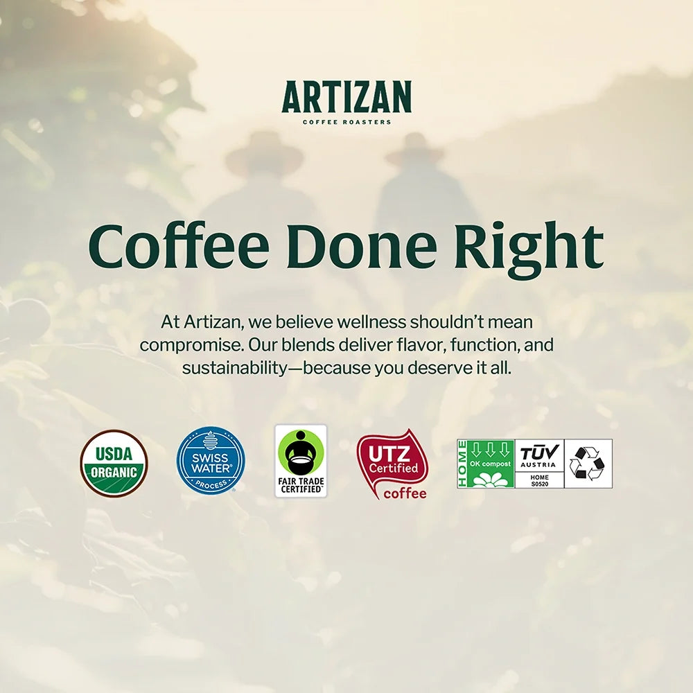 Artizan Low-Acid Hemp Coffee Pods – Nespresso Compatible