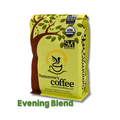 Tomorrow's Coffee Evening Blend Organic Half-Caff Coffee, 12 oz. Whole Bean, 12 oz. Ground, 1 lb. Whole Bean, 1 lb. Ground