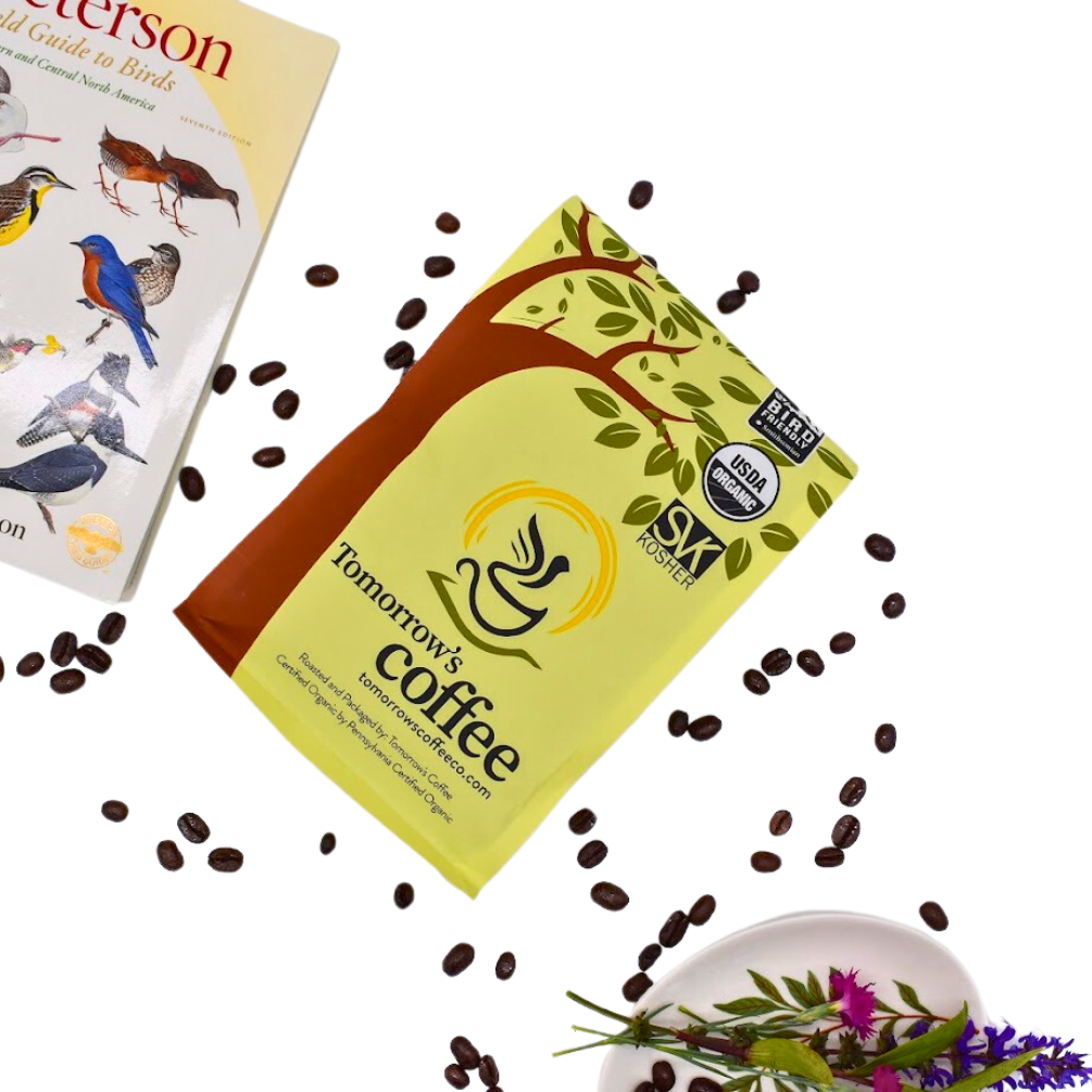Tomorrow's Coffee Guatemalan Organic Single-Origin Coffee, medium roast beans for a smooth taste.