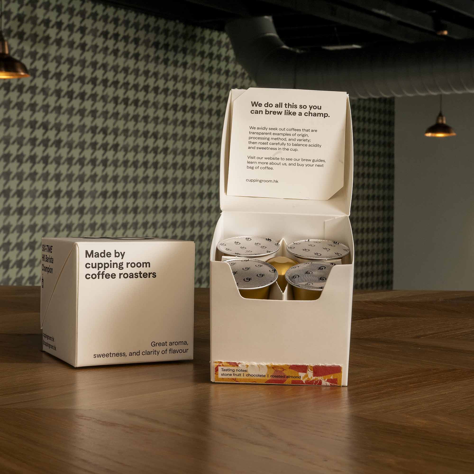 Cupping Room Pods: Colombia – Whiskey Barrel Aged Nespresso Compatible Coffee (10 Pack) - Shop Coffee Hobby