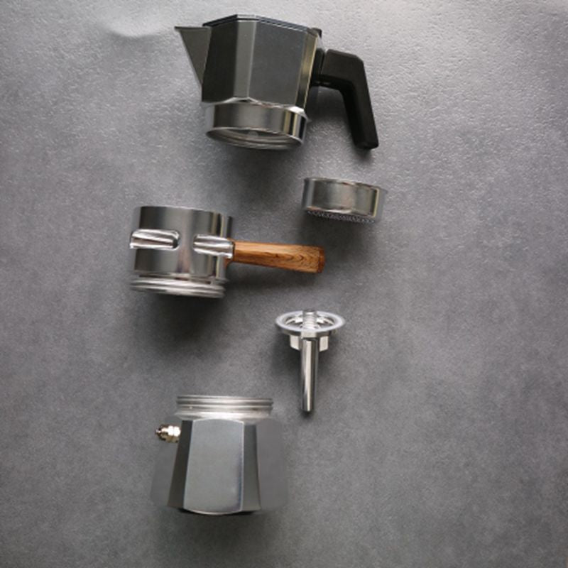Two-Cup Moka Pot for stovetop espresso-style coffee