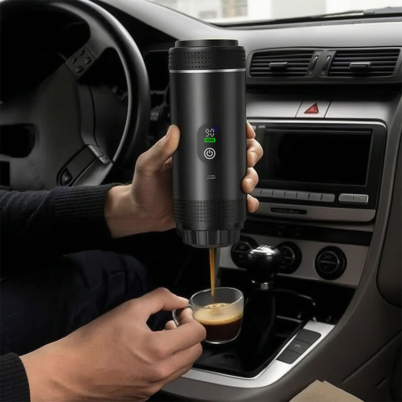 Portable Espresso Machine | 20 BAR | 3-in-1 Nespresso, Dolce Gusto & Ground | USB-C | Digital Display