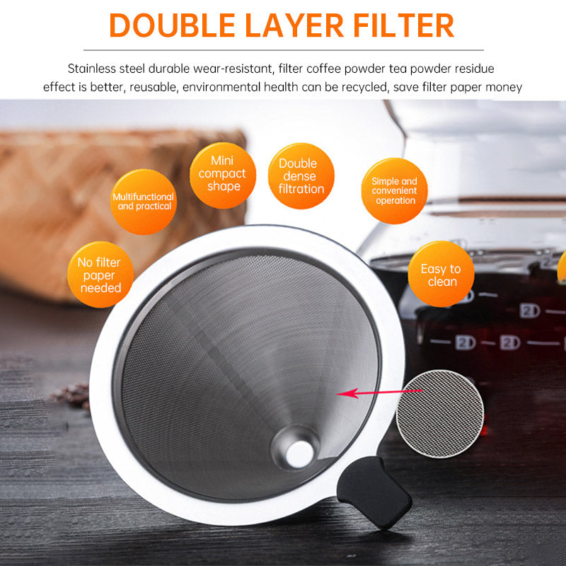 Borosilicate Glass Pour Over Coffee Server with Bamboo Handle (400ml – 1000ml)