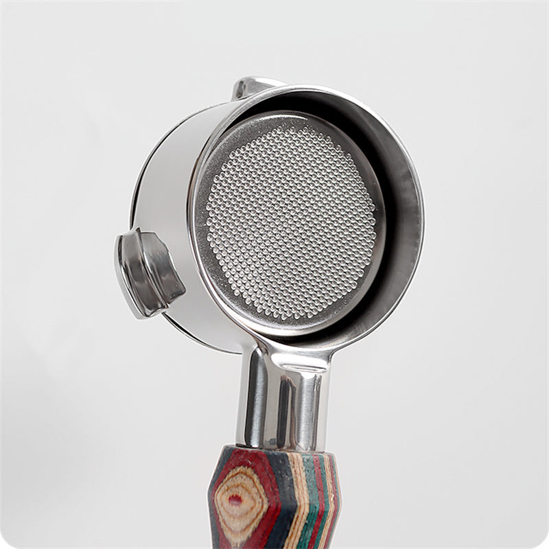 Bottomless Portafilter Handle – Colored Wood (Delonghi, Breville, Nuova, Expobar)