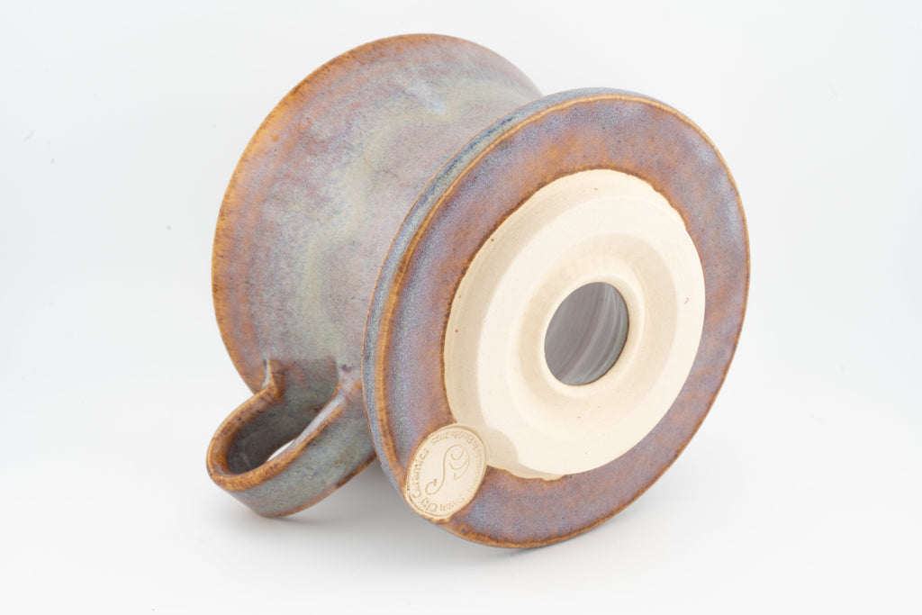 Swan City Ceramics V60 Pour-Over Coffee Dripper – Handmade Ceramic Cone Brewer