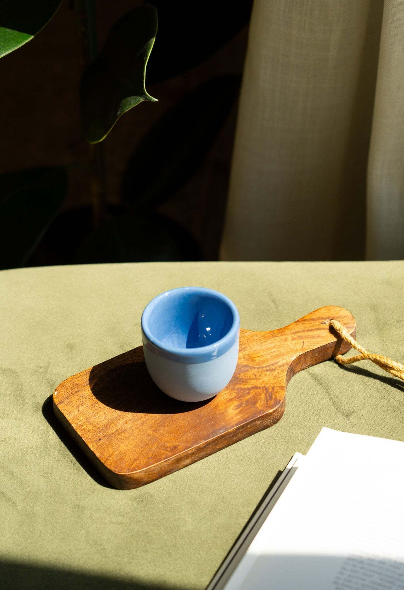 Handmade Porcelain Espresso Cup – Ukrainian Ceramic 2oz Cup (Green, Blue, Pink, Brown) – With or Without Saucer