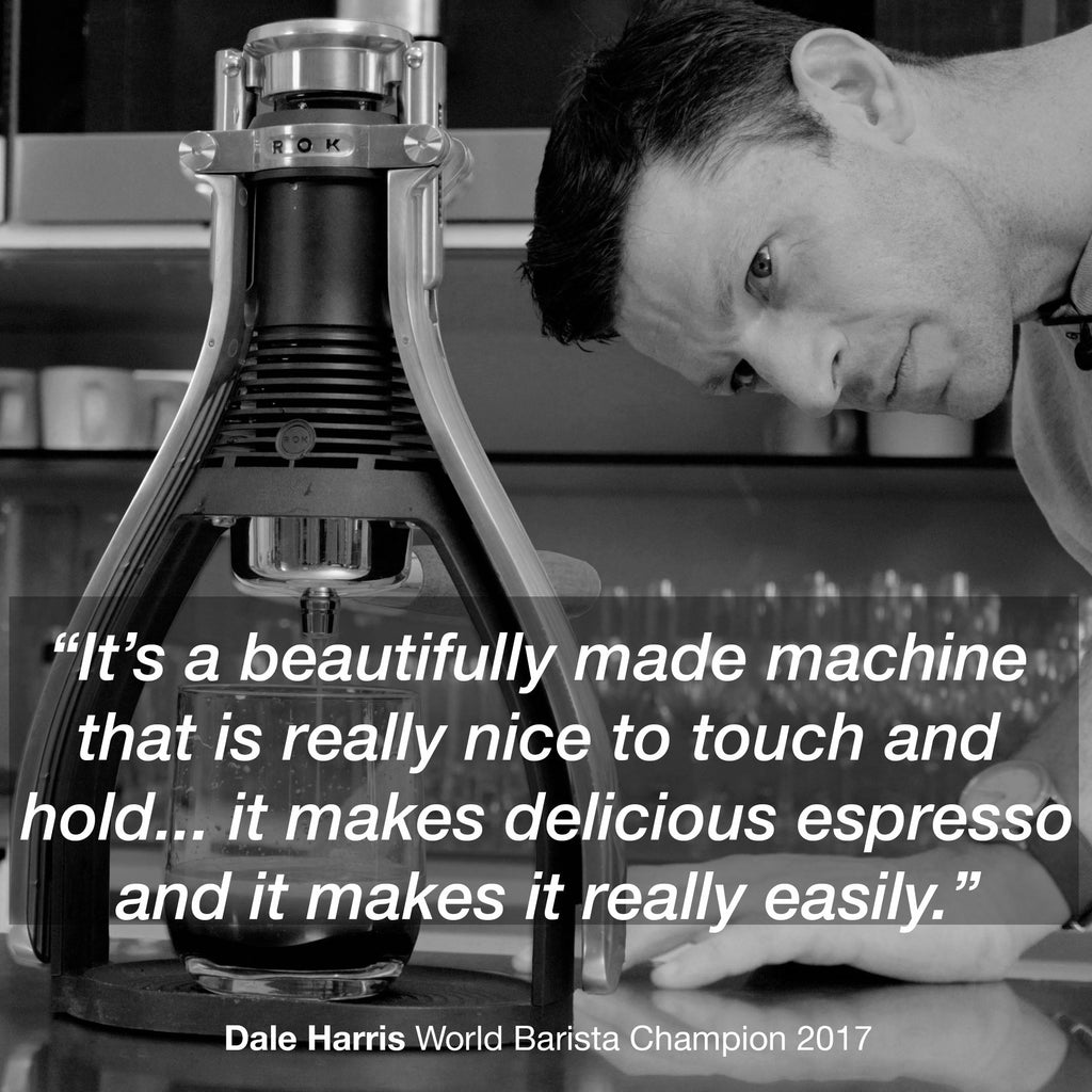 ROK Presso Smartshot — Manual Espresso Machine in Warm Grey