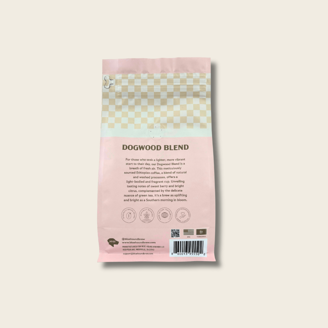 Blue Hound Brew Dogwood Blend Ethiopian Light Roast Whole Bean Coffee