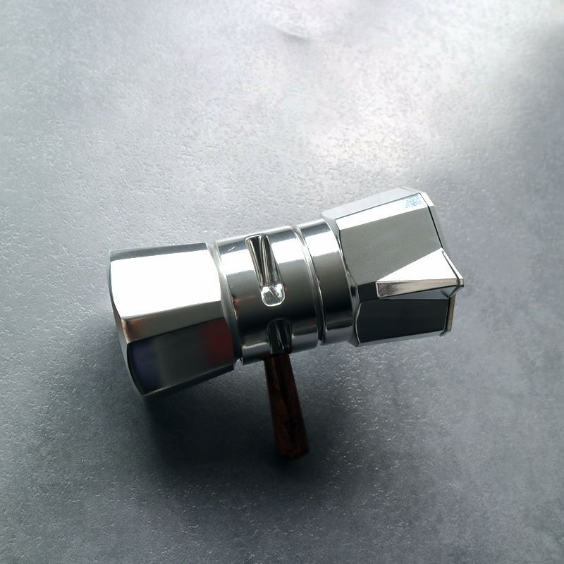 eprolo Two-Cup Double-Valve Moka Pot for stovetop espresso