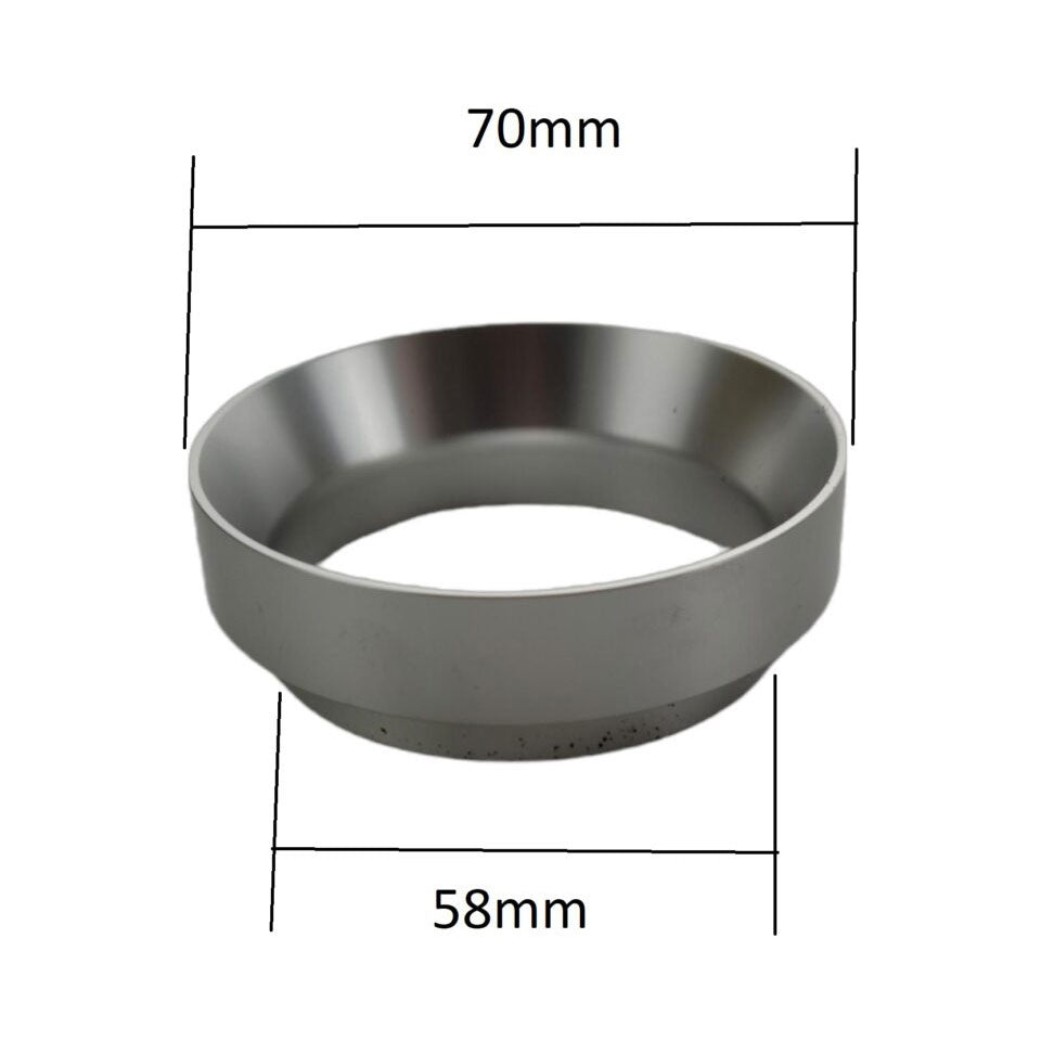 Aluminum 58 mm Magnetic Espresso Dosing Funnel