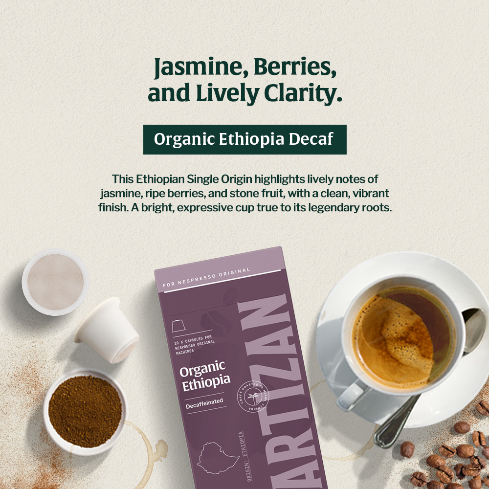 Artizan Ethiopia Decaf Espresso – Nespresso Compatible