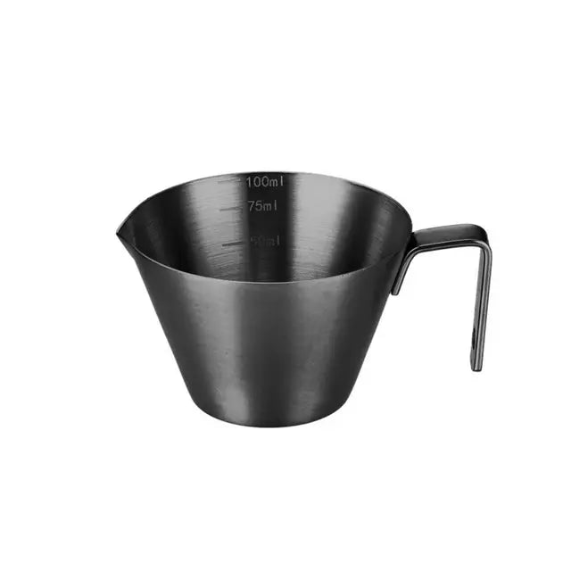 100ml Stainless Steel Espresso Measuring Cup with Pour Spout