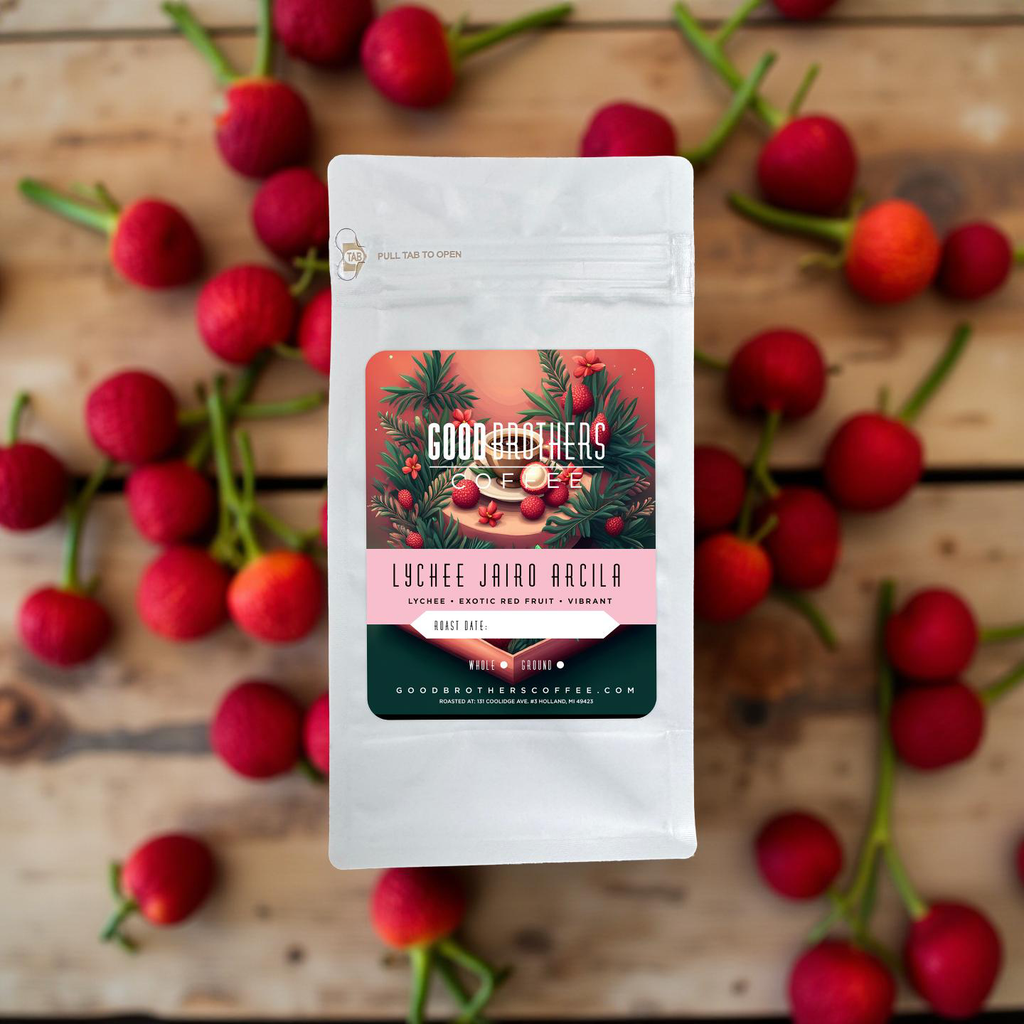 Lychee Washed Castillo – Wine Yeast Fermented | Jairo Arcila x Good Brothers Coffee
