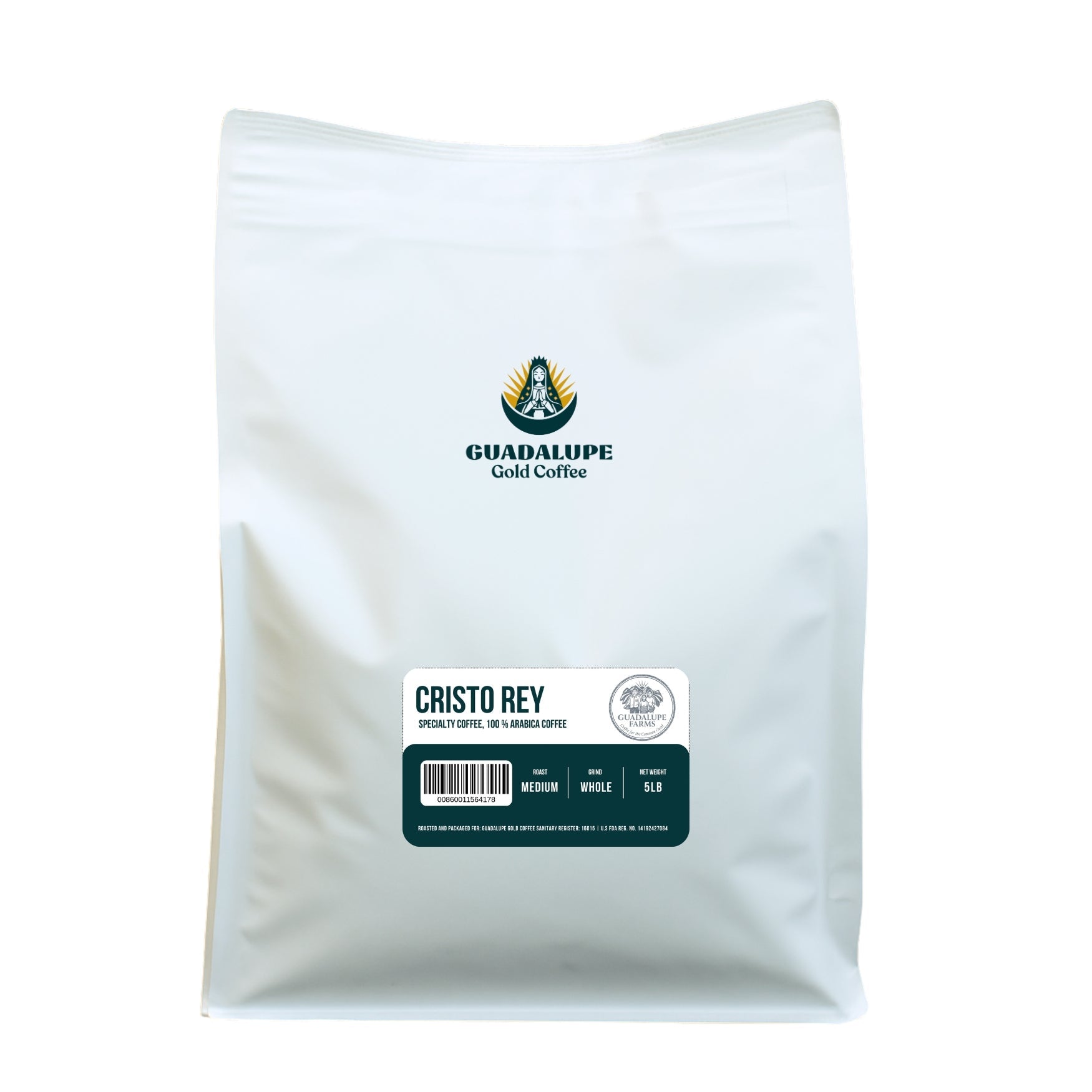 Cristo Rey, the specialty of the home, grown  at Guadalupe Gold Farm - Shop Coffee Hobby